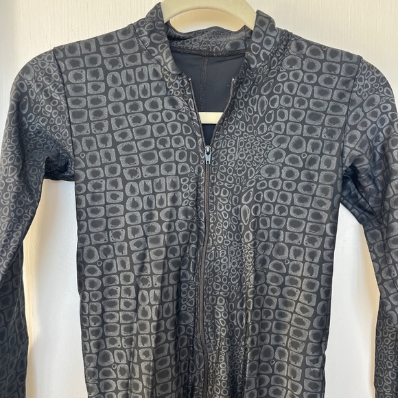 SlipIns Front Zippered Diveskin - Black Turtle Sz M - Picture 4 of 8